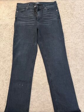 Paige Dark Wash Straight Leg Jeans